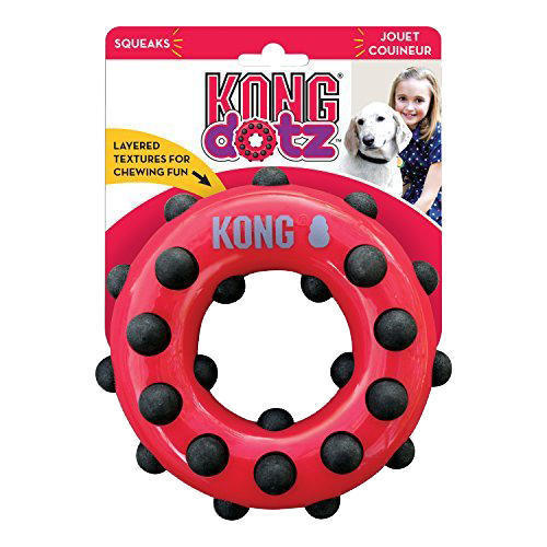 Dotz small circle whistle dog toy chew toy