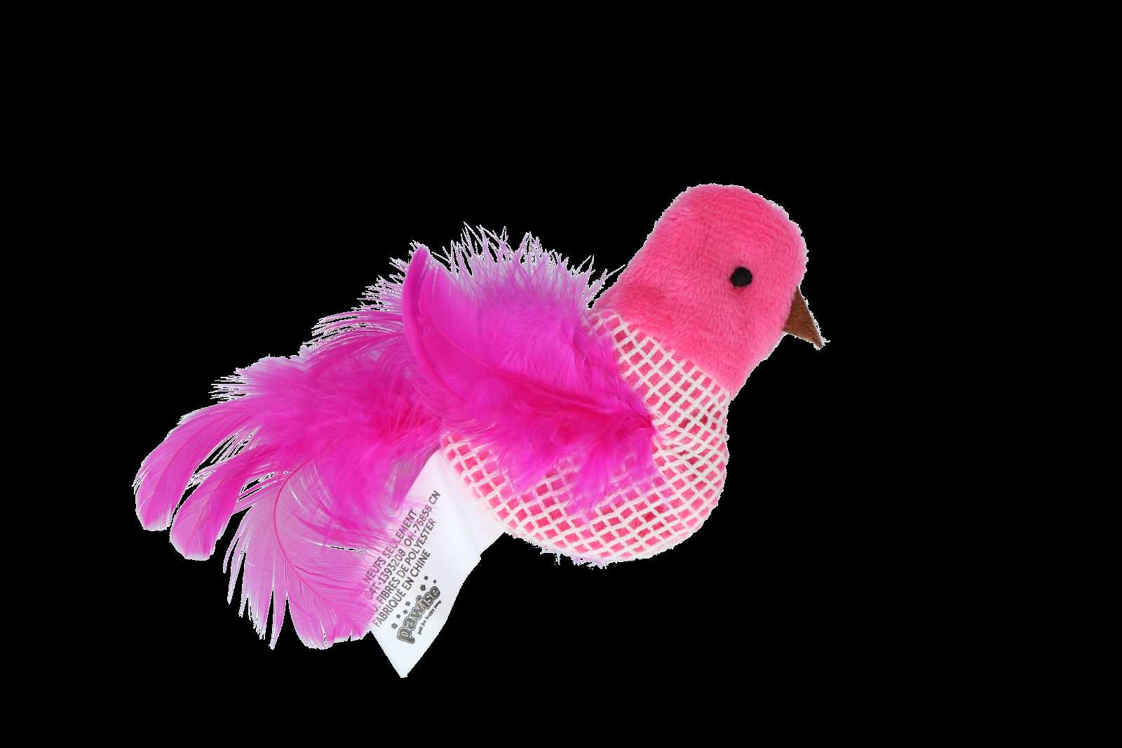Feathered cat toy