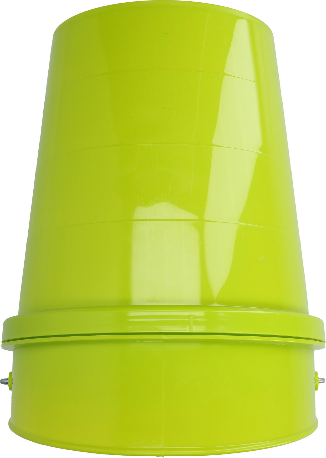 Poultry drinking plastic bucket 6 l green lemon