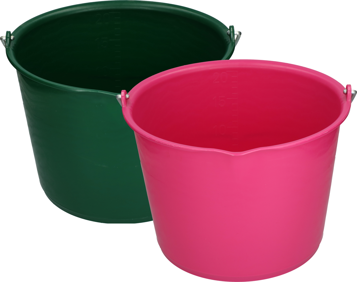 15 l bucket with spout black barn livestock feeding drinking technology feeding bowls