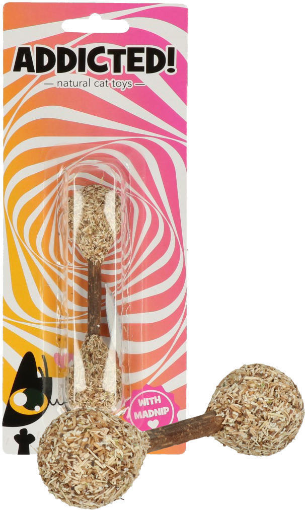 Rabja Dumbell with cat root cat toy