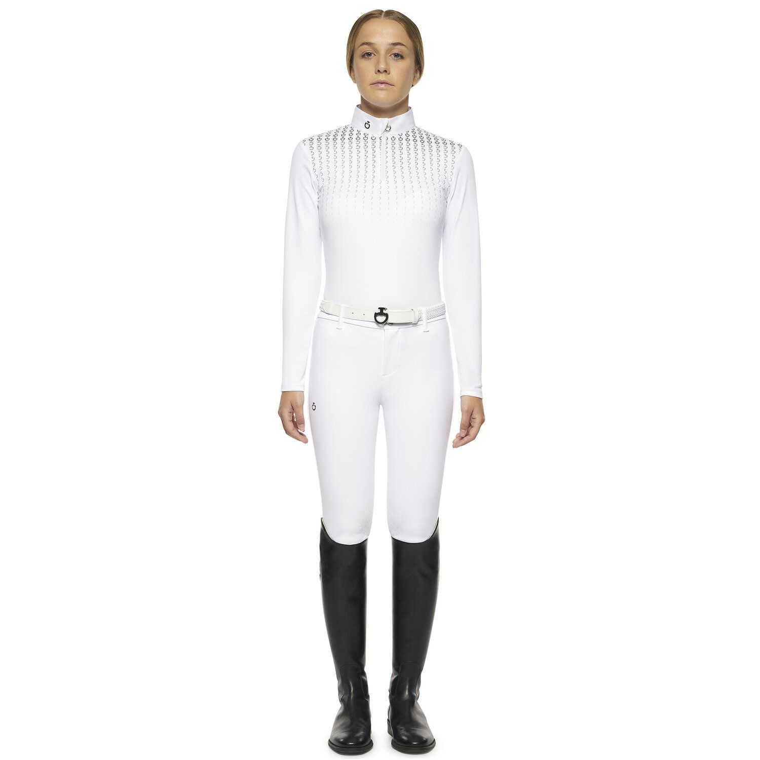 Girl long sleeve  rider  competition shirt