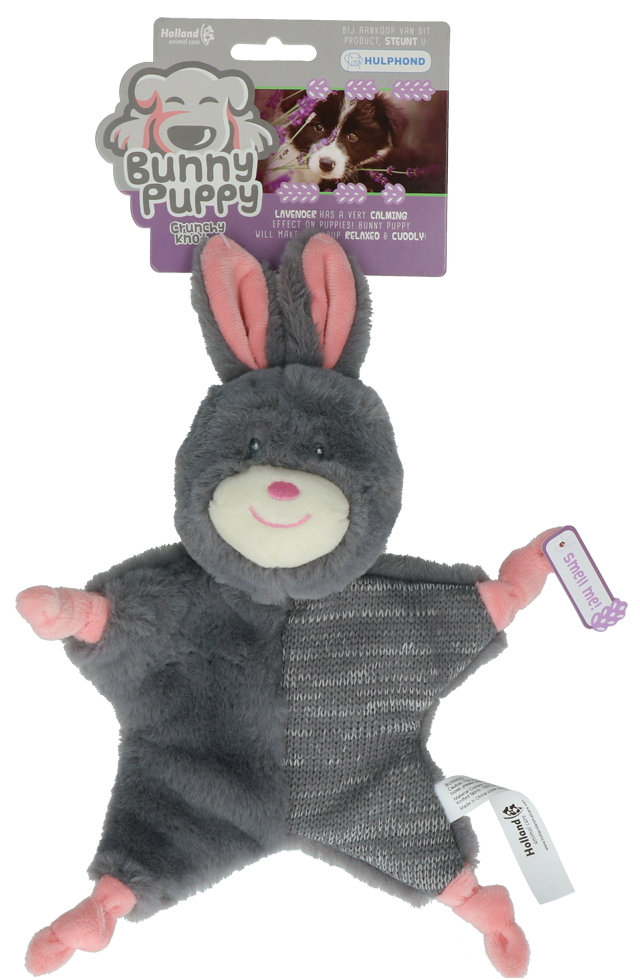 Bunny crunchy dog toy