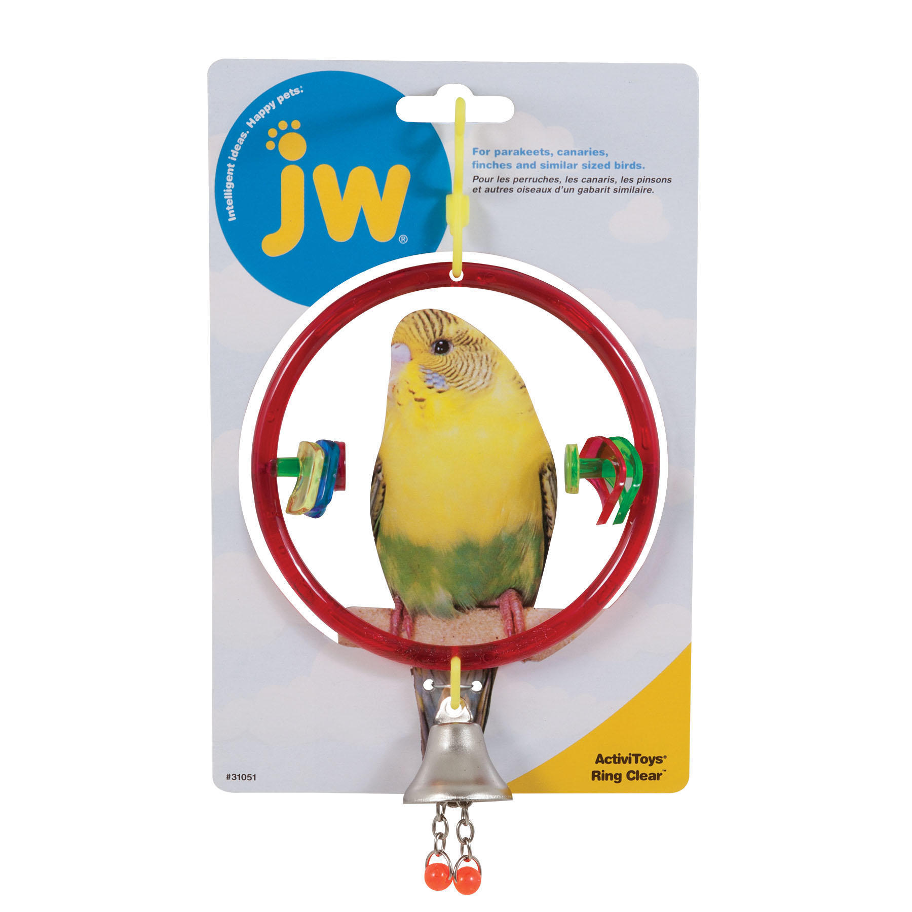Activitoy ring clear bird parrot toy