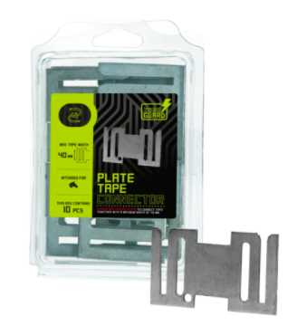 Connector for shepherd's crook strips 40 mm