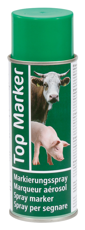 Marking spray for cattle green colored barn livestock animal marking spray
