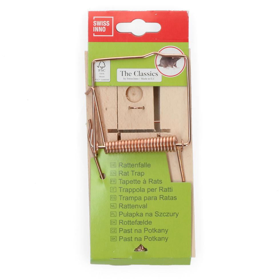 classic FSC wooden rat trap barn animal husbandry pest control traps