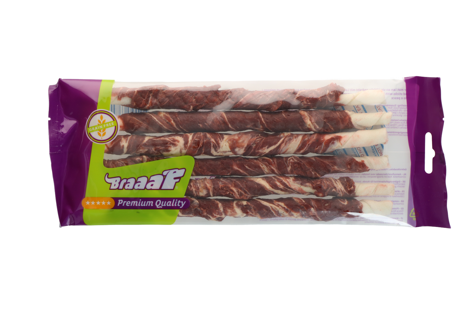 Lamb twister for dogs 21cm 6pcs