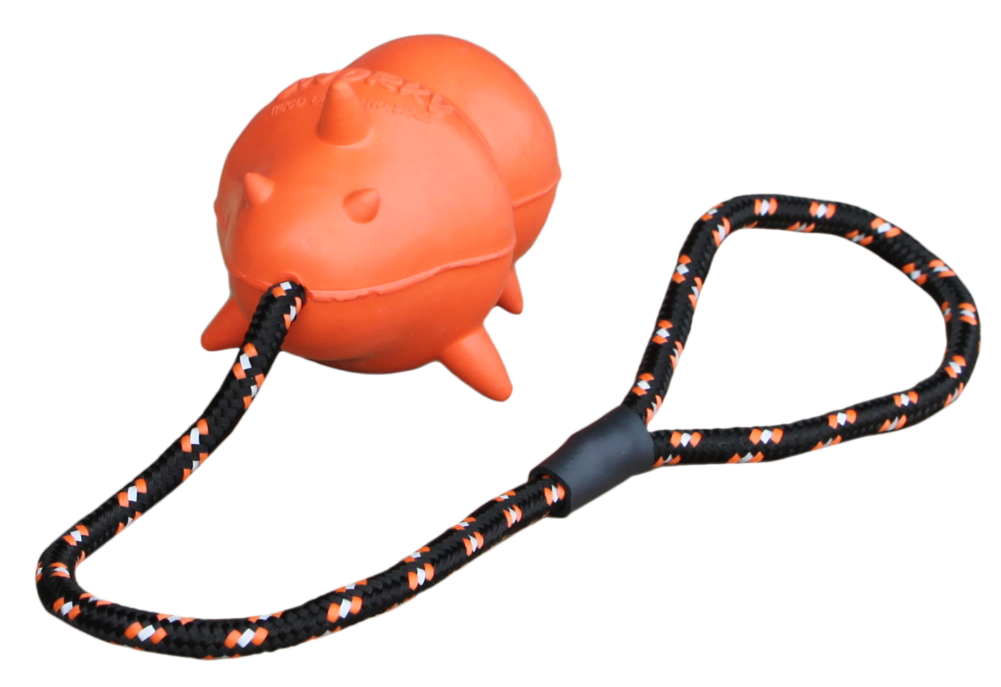 Snorky toy with rope medium 11,5cm dog toy