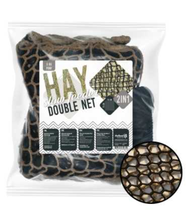 Extra strong double hay net 75 x 75 cm