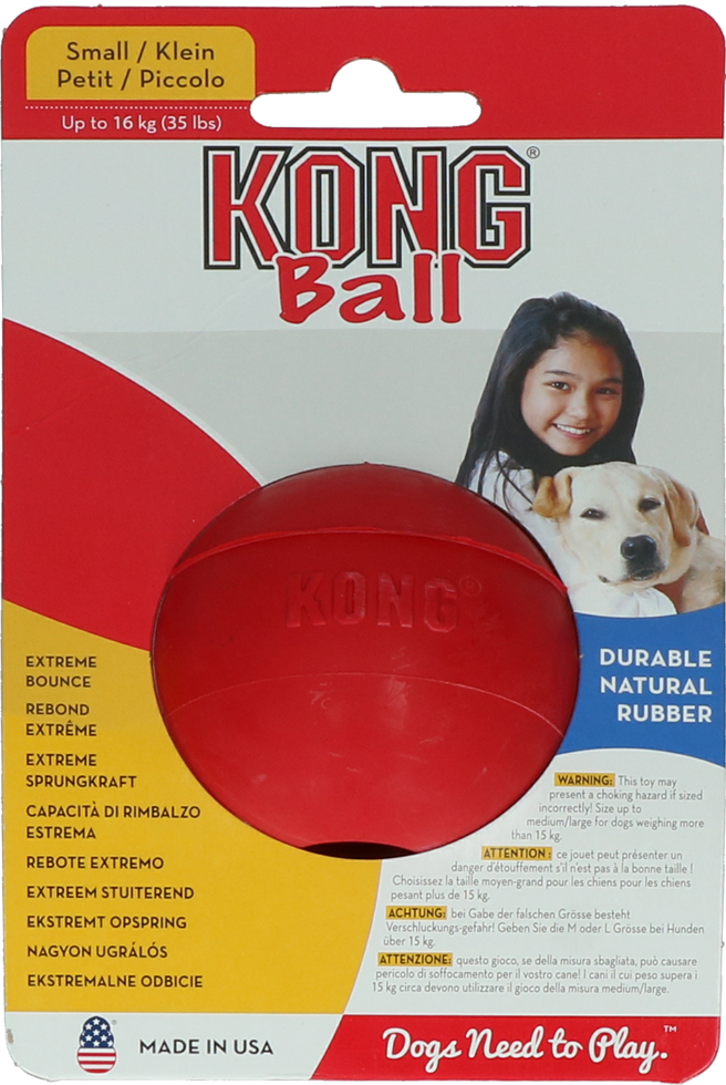 Dog ball with holes