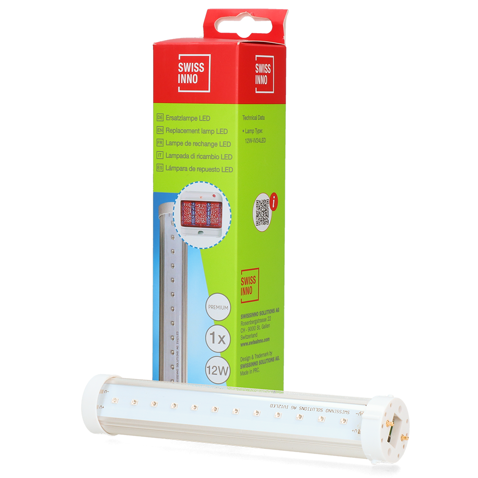 UVA 12 Watt LED tubes for electric insect killer for stable livestock pest control