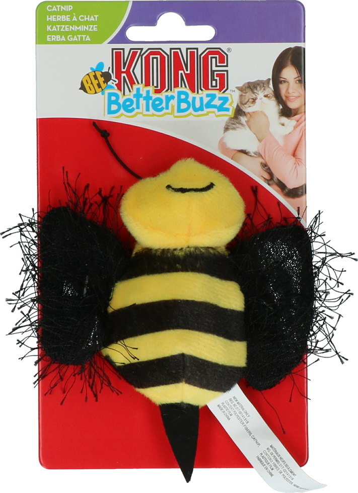 Jobb Buzz Bee plush cat toy