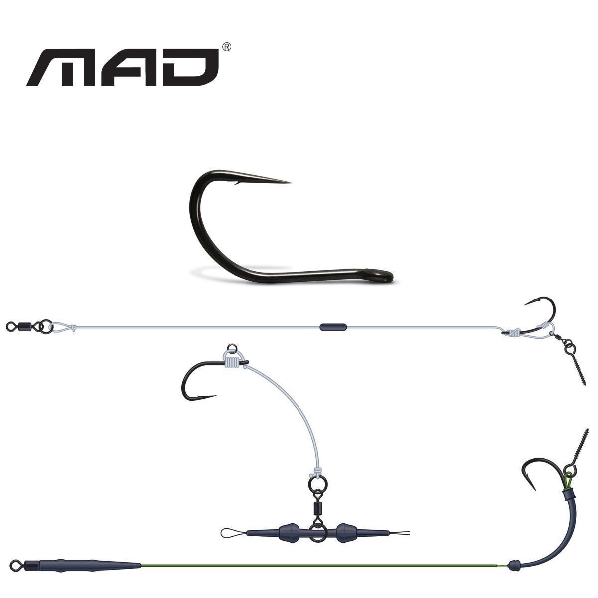 D56804 MAD CHOD HOROG 06 10DB/CS Carp fishing hook