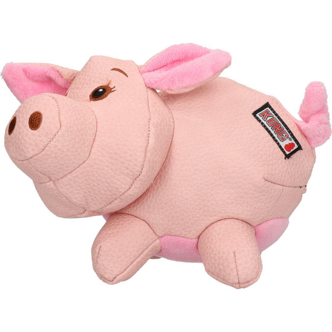 Beeping dog toy pig medium