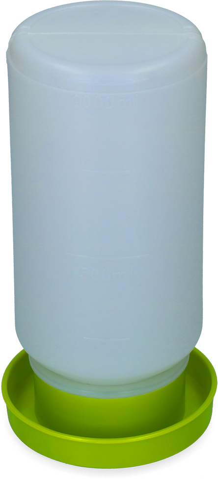 Poultry drinker 1 litre green