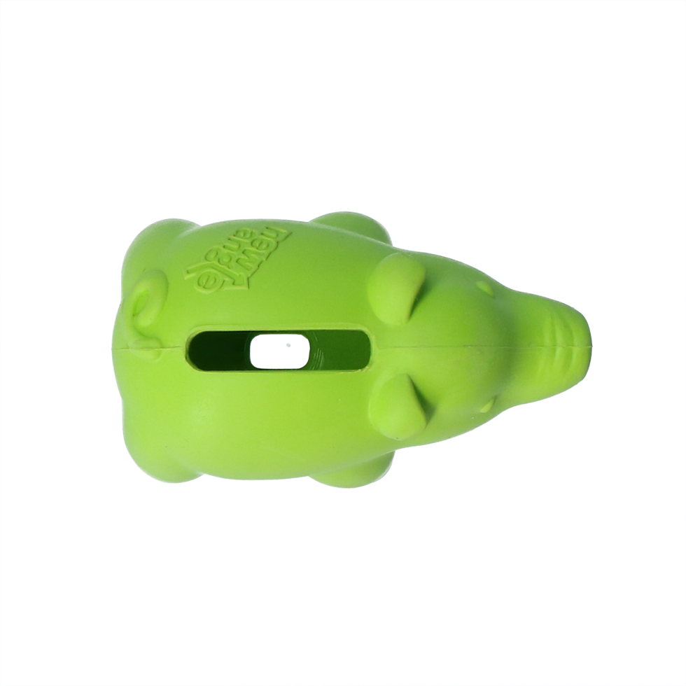 Piggy green dog toy