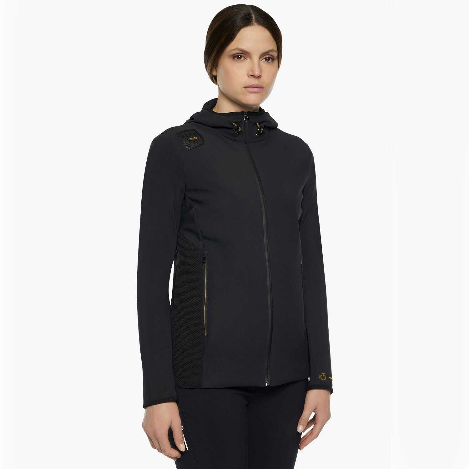 R-Evo + Tech Knit woman riding softshell jacket