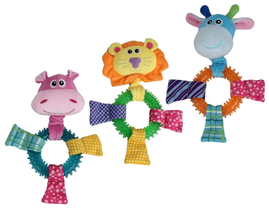 Plush dog toy giraffe 26 cm