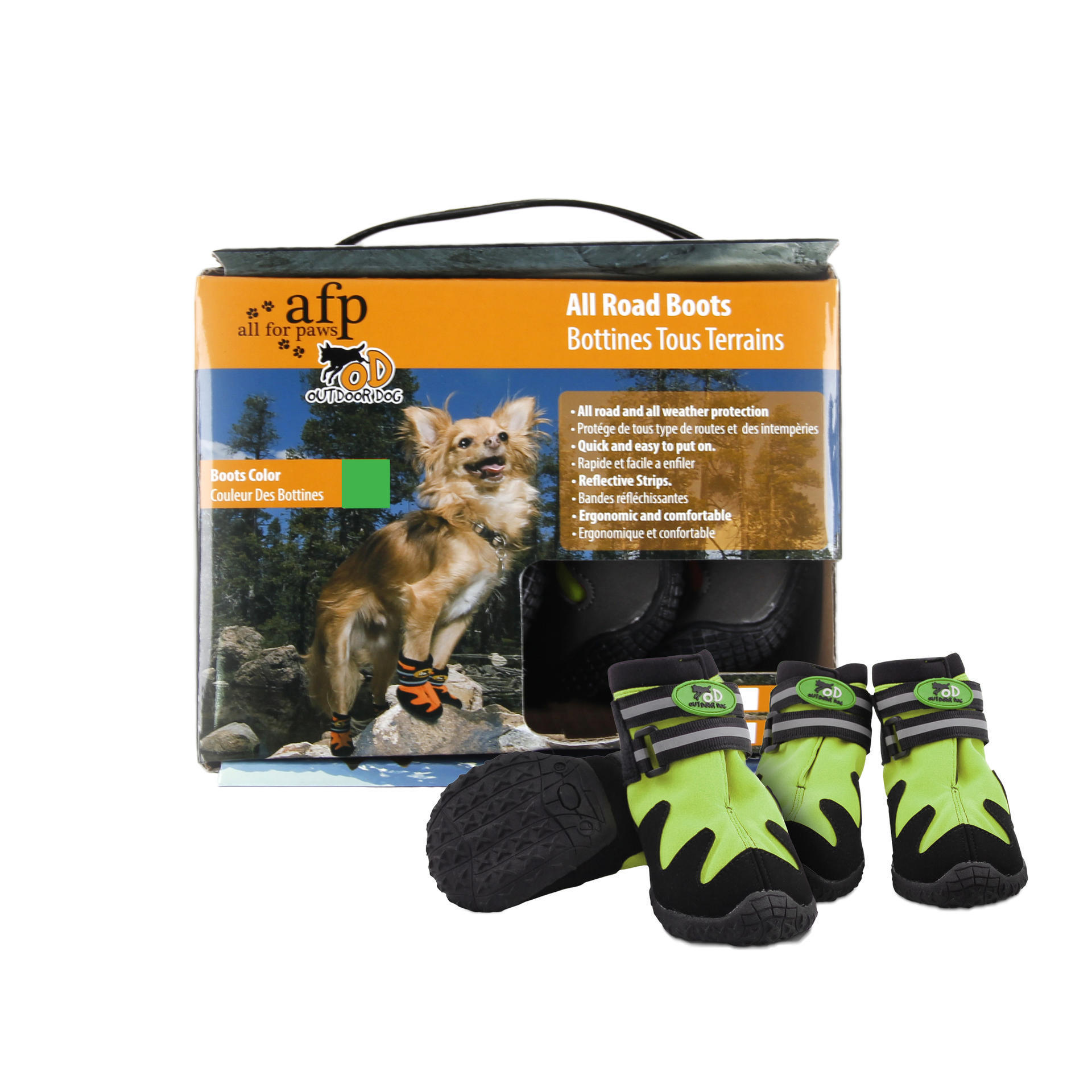 Dog boots with paw pads XS