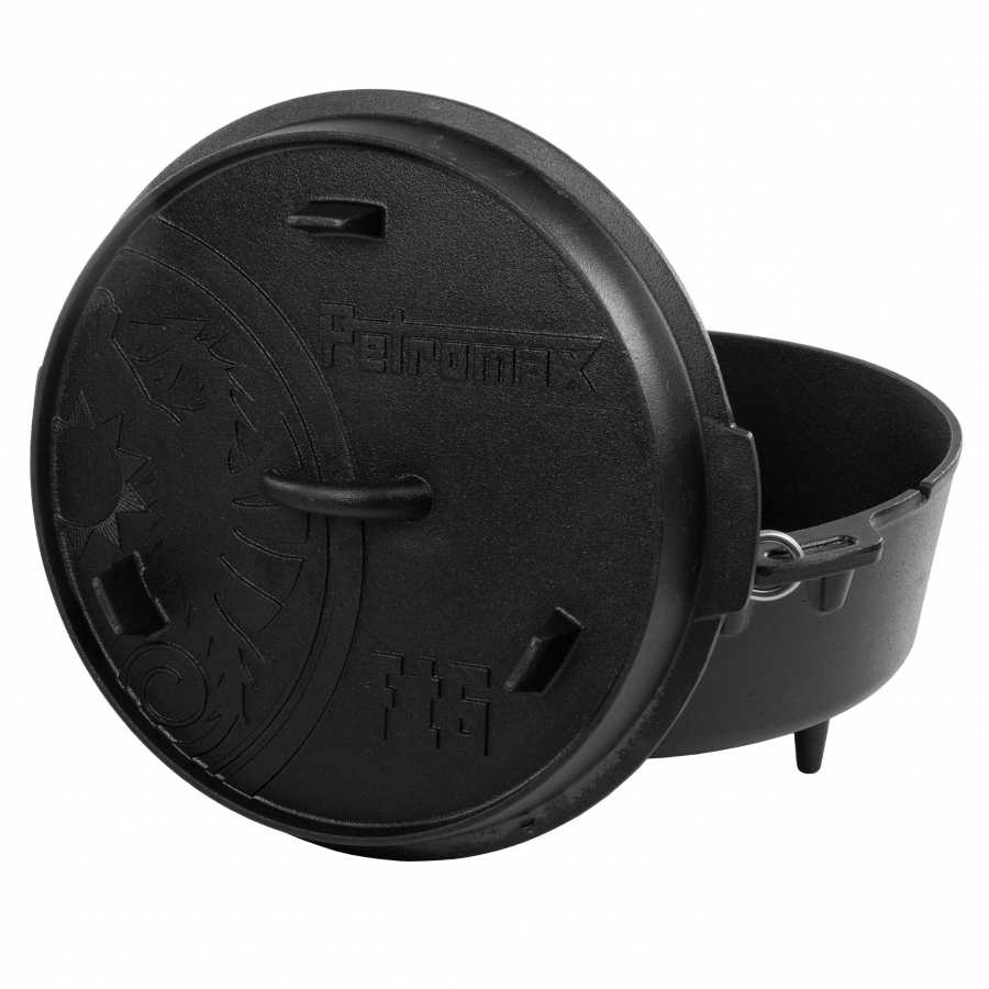 Cast iron pot for hiking 5,5 l