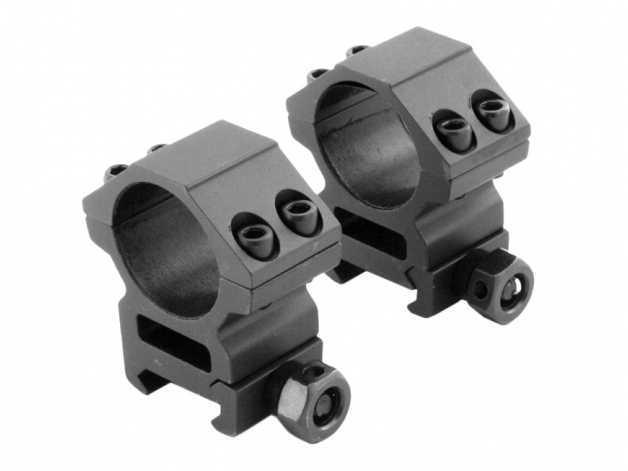 Two-piece 30 mm Weaver binocular holder