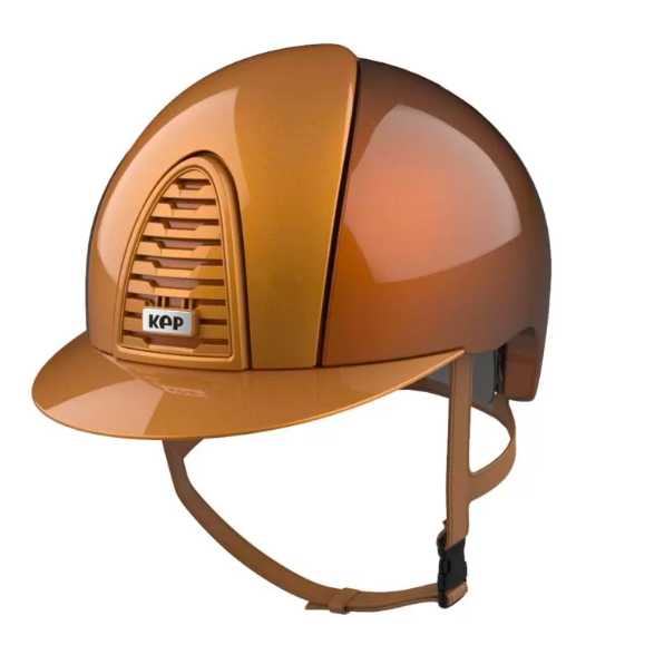Italia Riding Helmet Cromo 2.0 Metal Bronze/Caramel