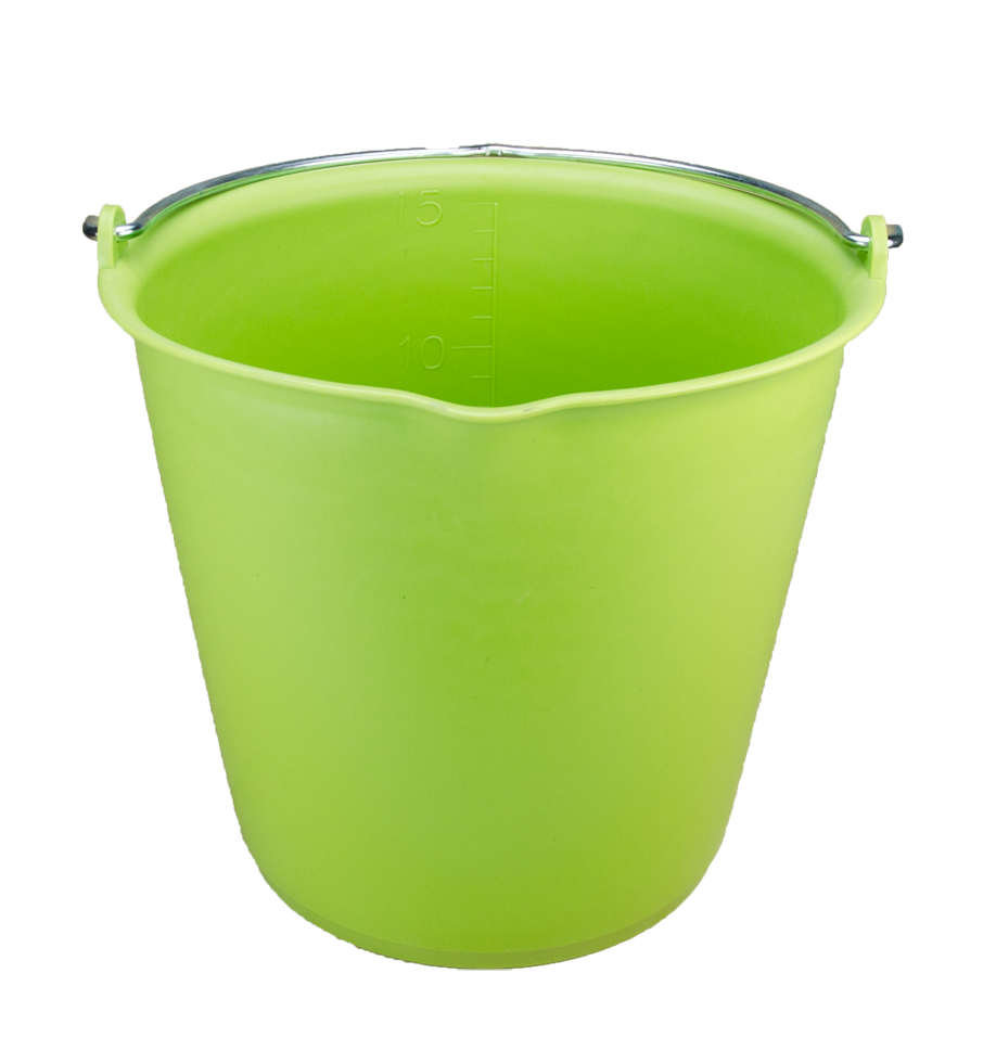 15 l bucket with spout lime green barn livestock feeding drinking technology feeding bowls
