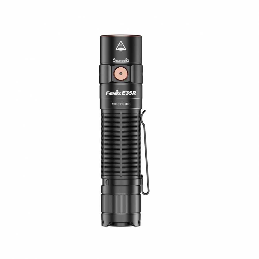 E35R LED flashlight black