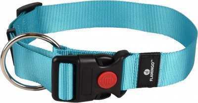 Dog collar ziggi turquoise 4x 55 to 75 cm basic collar