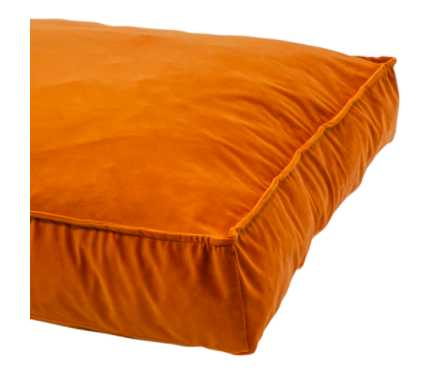 Velour bed pillow for dogs L