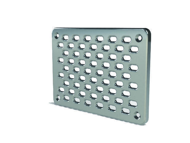 Gap grid XL stainless steel 25 x 15 cm for livestock housing pest control