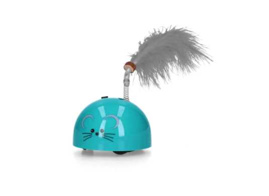Bright blue mouse Smart cat toy