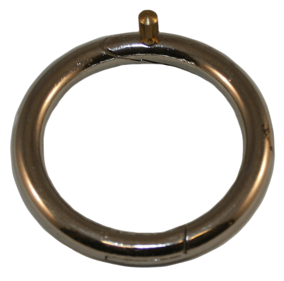 Bull rings special size brass 52-54 mm and screw