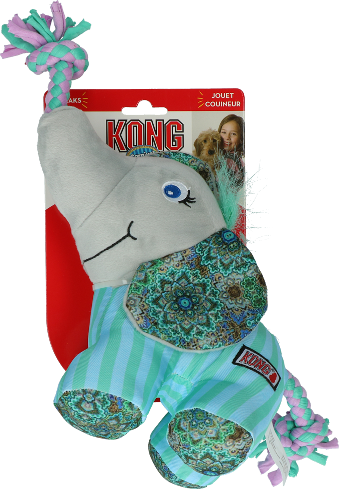 Knots carnival elephant in durable material M L dog toy