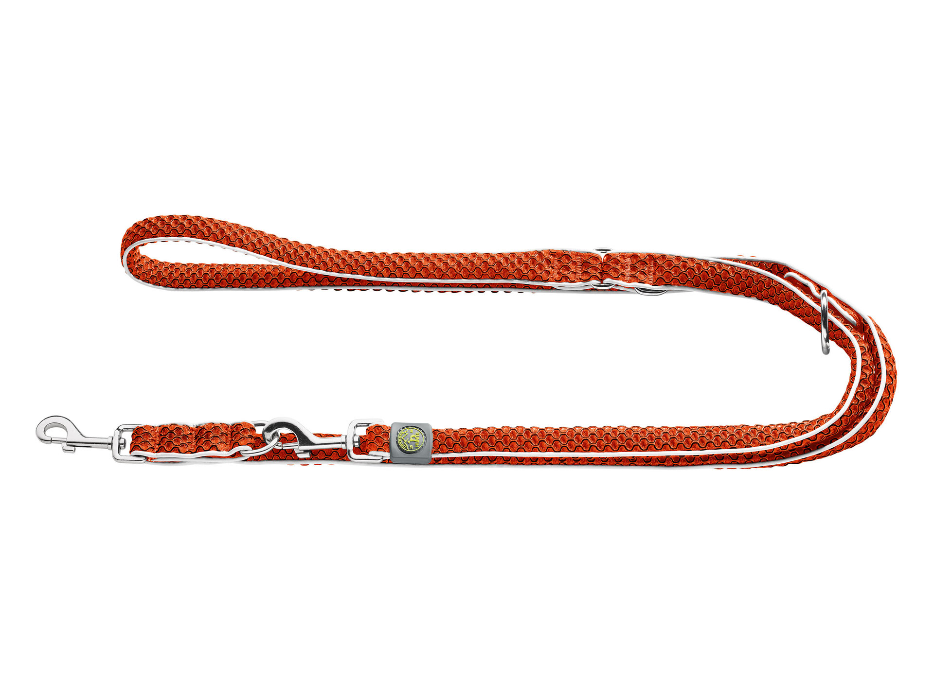 Hilo orange multifunction dog leash