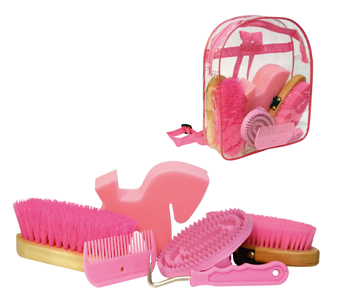 Horse care kit in backpack