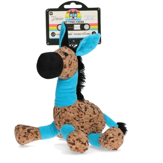 Donkey blue M dog toy