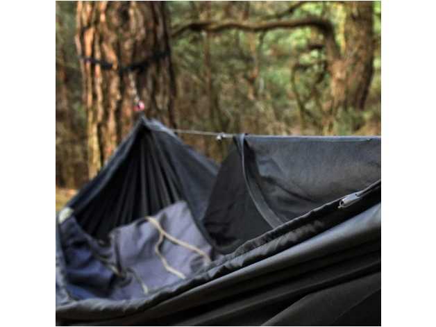 Dragonfly V1 lhammock long with moss black