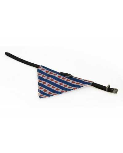 036 Dog collar Friesch black 40cm leather special