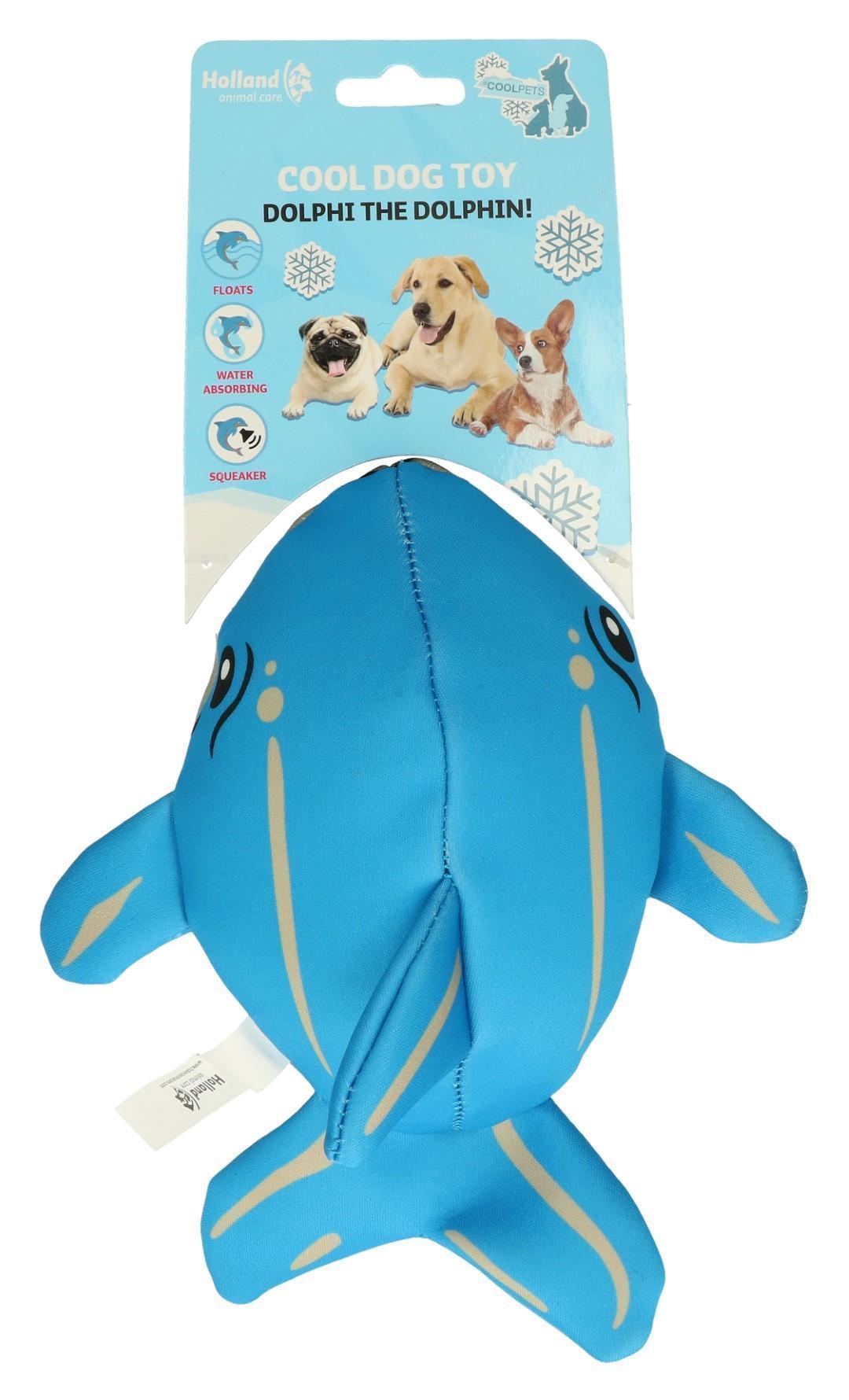 Swimming dolphin dog toy