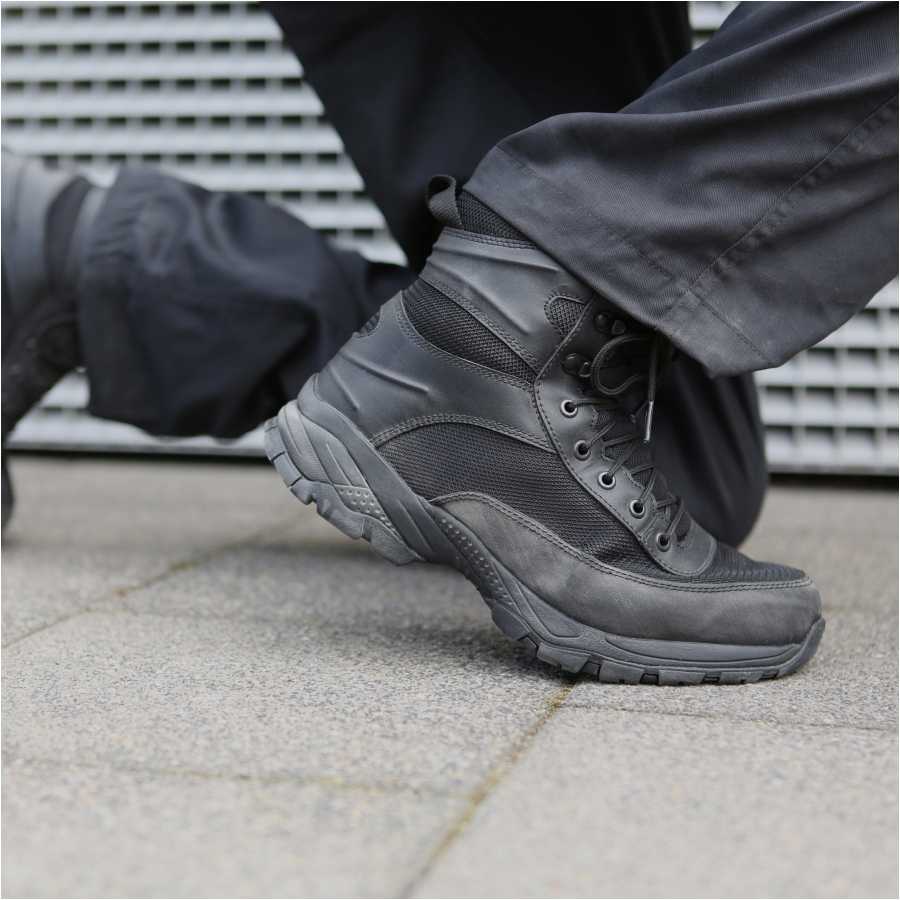 Men's military boots black