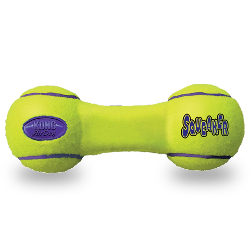 Kong Air dumbbell shaped beeper dog toy M EU