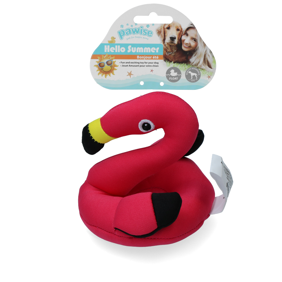 Swimming game flamingo dog toy