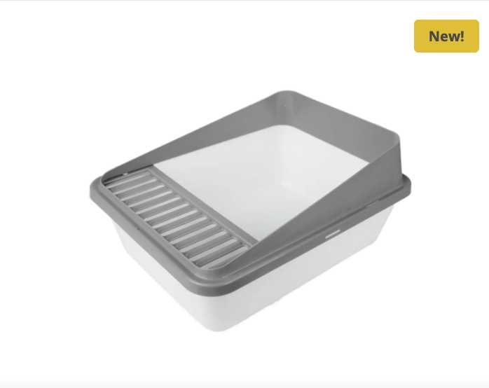 Cat litter box small grey