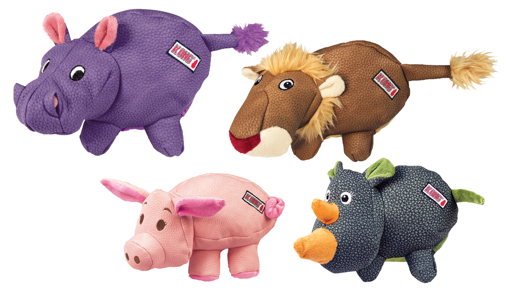 dog toy hippo medium chew toy