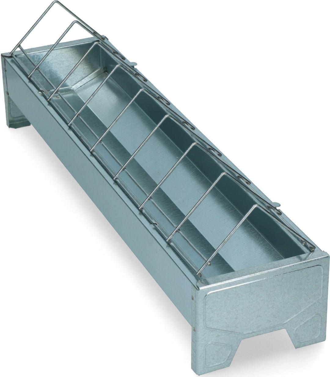 Poultry feeder 50 cm galvanized metal