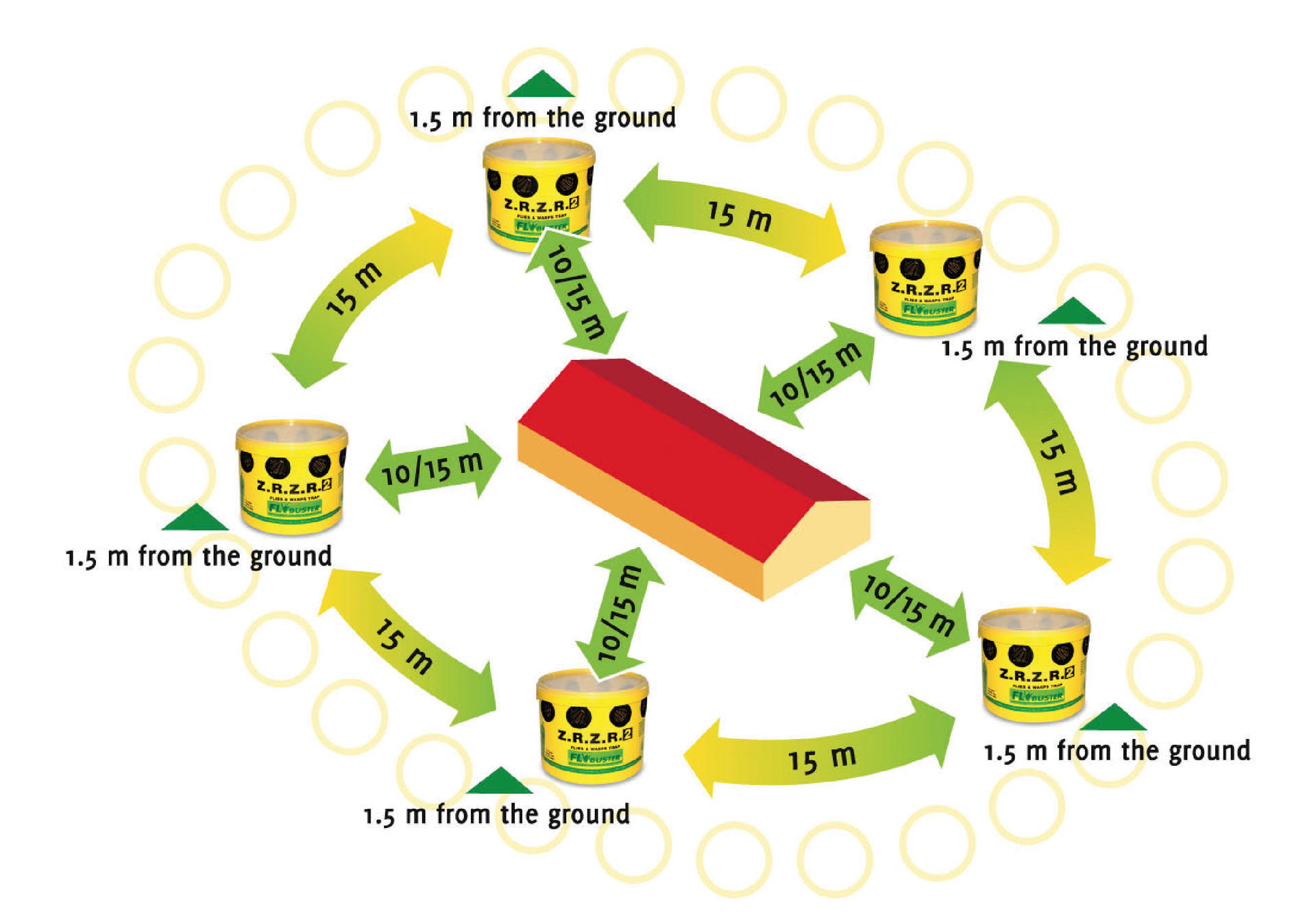 Trap bucket 6 l. excl bait