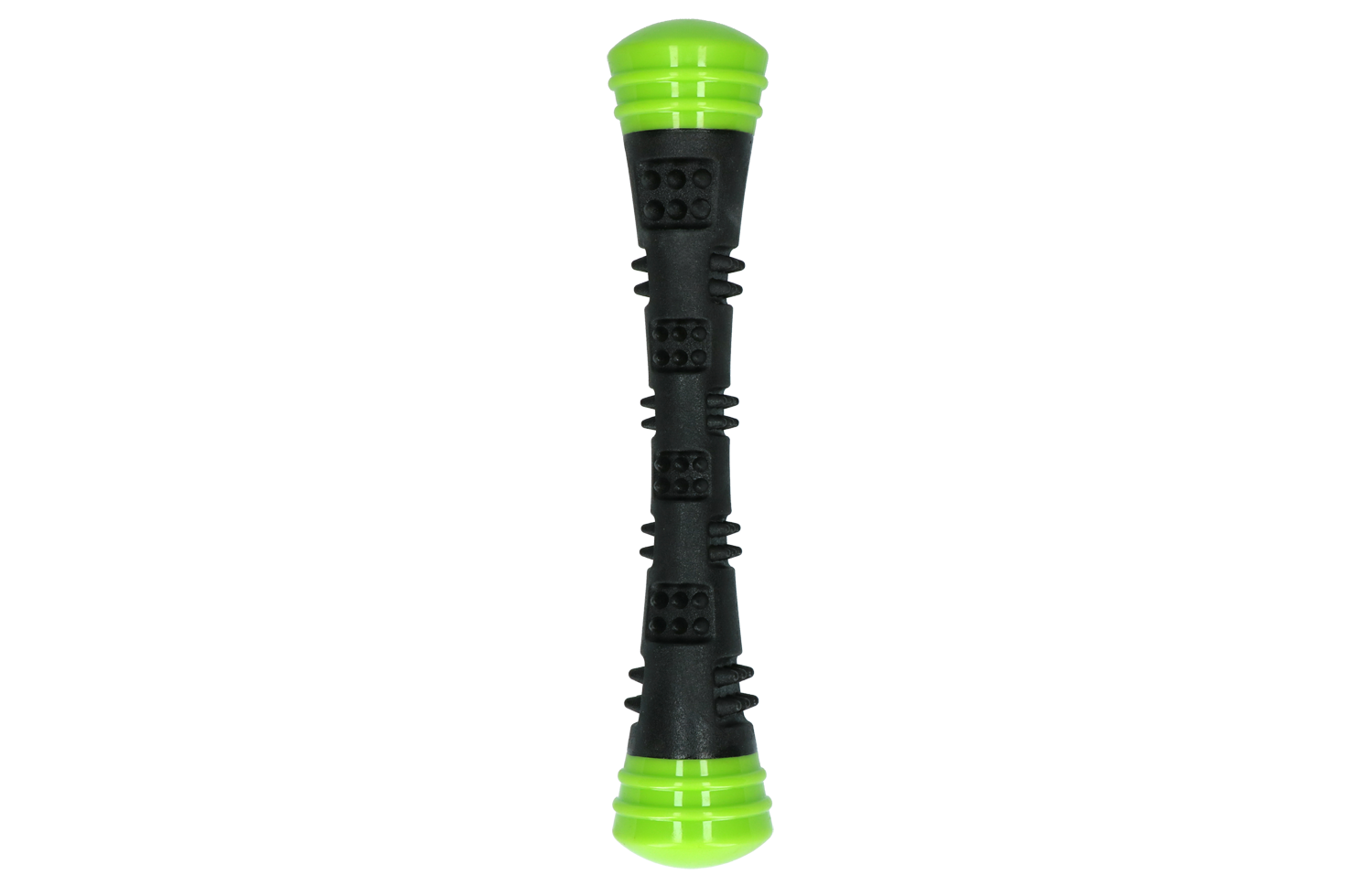 Meteor durable rubber toy drumstick green L dog toy