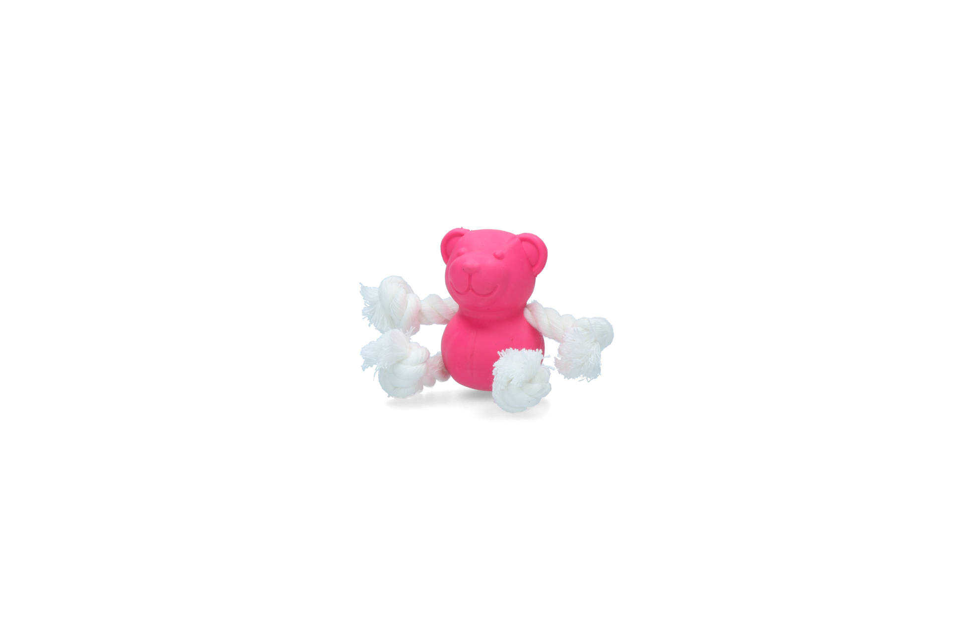 dog toy rubber bear Minor Pink chew toy